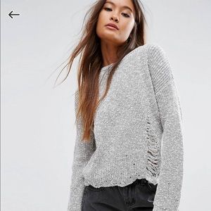 ASOS distressed sweater